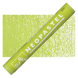 Caran d'Ache Neopastel - Light Olive pastel and swatch