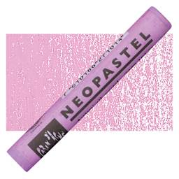 Caran d'Ache Neopastel - Light Purple Violet pastel and swatch