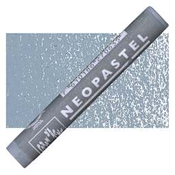 Caran d'Ache Neopastel - Mouse Gray pastel and swatch
