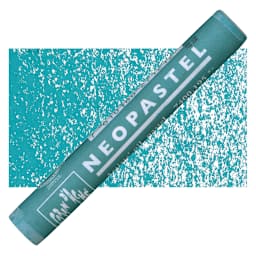 Caran d'Ache Neopastel - Opaline Green pastel and swatch