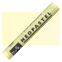 Caran d'Ache Neopastel - Pale Yellow pastel and swatch