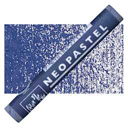 Caran d'Ache Neopastel - Prussian Blue pastel and swatch
