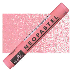 Caran d'Ache Neopastel - Salmon Pink pastel and swatch