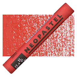 Caran d'Ache Neopastel - Scarlet pastel and swatch