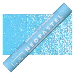 Caran d'Ache Neopastel - Turquoise Blue pastel and swatch