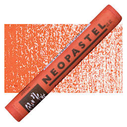 Caran d'Ache Neopastel - Vermilion pastel and swatch