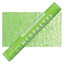 Caran d'Ache Neopastel - Yellow Green pastel and swatch