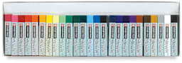 Sakura Cray-Pas Specialist Oil Pastels Sets - Top view of Set of 25 in open storage tray