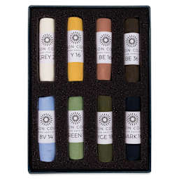 Unison Handmade Pastels - Landscape Colors, Set of 8 (set contents)