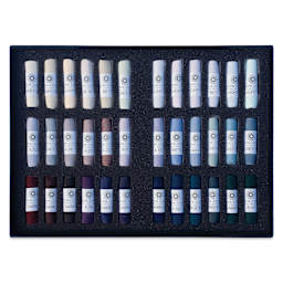 Unison Handmade Pastels - Light and Shade Colors, Set of 36 (set contents)