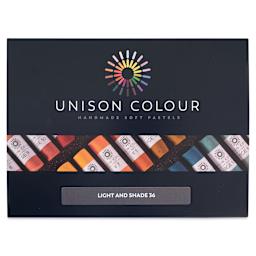 Unison Handmade Pastels - Light and Shade Colors, Set of 36 (front of box)