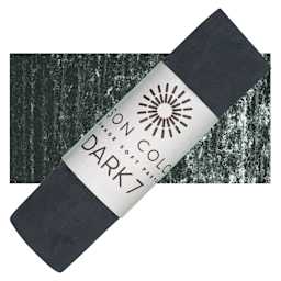 Unison Handmade Pastel - Dark 7 pastel and swatch