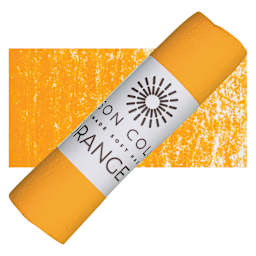 Unison Handmade Pastel - Orange 4 pastel and swatch