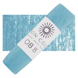 Unison Handmade Pastel - Ocean Blue 8 pastel and swatch