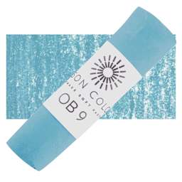 Unison Handmade Pastel - Ocean Blue 9 pastel and swatch