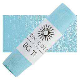 Unison Handmade Pastel - Blue Green 11 pastel and swatch