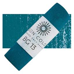 Unison Handmade Pastel - Blue Green 13 pastel and swatch