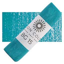 Unison Handmade Pastel - Blue Green 15 pastel and swatch