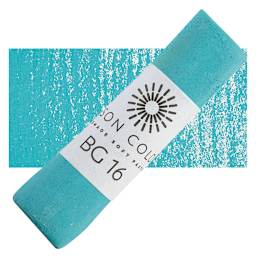 Unison Handmade Pastel - Blue Green 16 pastel and swatch