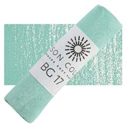 Unison Handmade Pastel - Blue Green 17 pastel and swatch