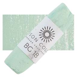 Unison Handmade Pastel - Blue Green 18 pastel and swatch