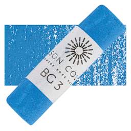 Unison Handmade Pastel - Blue Green 3 pastel and swatch