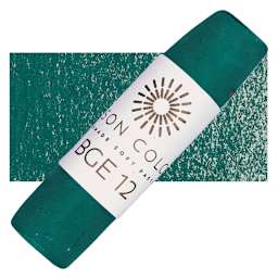 Unison Handmade Pastel - Blue Green Earth 12 pastel and swatch