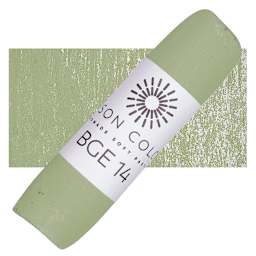 Unison Handmade Pastel - Blue Green Earth 14 pastel and swatch