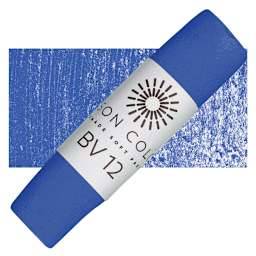 Unison Handmade Pastel - Blue Violet 12 pastel and swatch