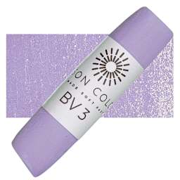 Unison Handmade Pastel - Blue Violet 3 pastel and swatch