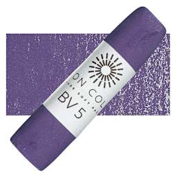 Unison Handmade Pastel - Blue Violet 5 pastel and swatch