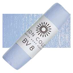 Unison Handmade Pastel - Blue Violet 8 pastel and swatch