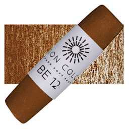 Unison Handmade Pastel - Brown Earth 12 pastel and swatch