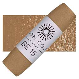 Unison Handmade Pastel - Brown Earth 15 pastel and swatch