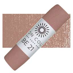 Unison Handmade Pastel - Brown Earth 21 pastel and swatch