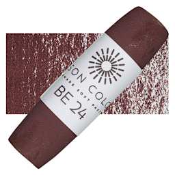 Unison Handmade Pastel - Brown Earth 24 pastel and swatch