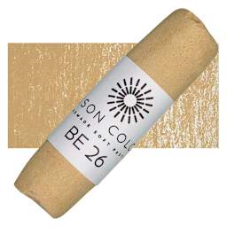 Unison Handmade Pastel - Brown Earth 26 pastel and swatch