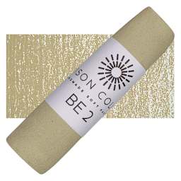 Unison Handmade Pastel - Brown Earth 2 pastel and swatch