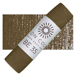 Unison Handmade Pastel - Brown Earth 35 pastel and swatch