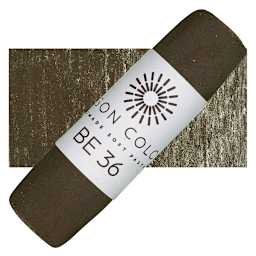 Unison Handmade Pastel - Brown Earth 36 pastel and swatch