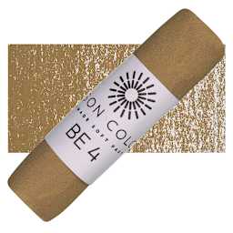 Unison Handmade Pastel - Brown Earth 4 pastel and swatch
