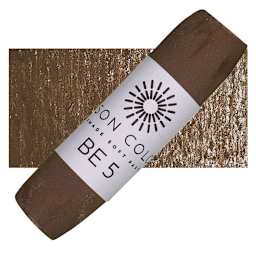 Unison Handmade Pastel - Brown Earth 5 pastel and swatch