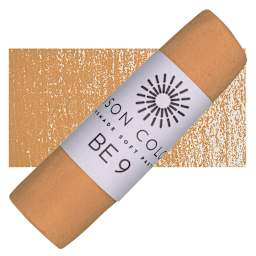 Unison Handmade Pastel - Brown Earth 9 pastel and swatch