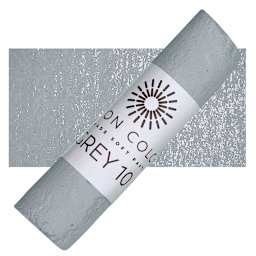Unison Handmade Pastel - Gray 10 pastel and swatch
