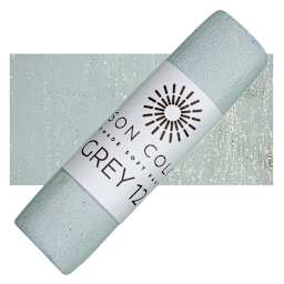 Unison Handmade Pastel - Gray 12 pastel and swatch
