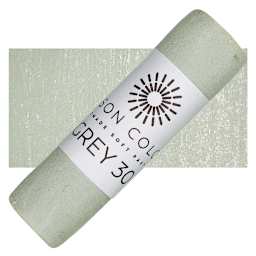 Unison Handmade Pastel - Gray 30 pastel and swatch