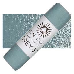 Unison Handmade Pastel - Gray 33 pastel and swatch