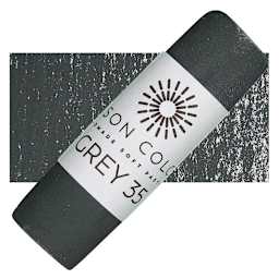Unison Handmade Pastel - Gray 35 pastel and swatch