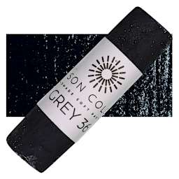 Unison Handmade Pastel - Gray 36 pastel and swatch