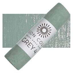 Unison Handmade Pastel - Gray 4 pastel and swatch